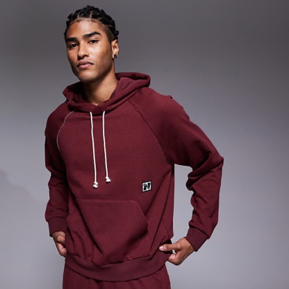 Nike Training Heritage logo hoodie in dark red Medium - Picture 1 of 6